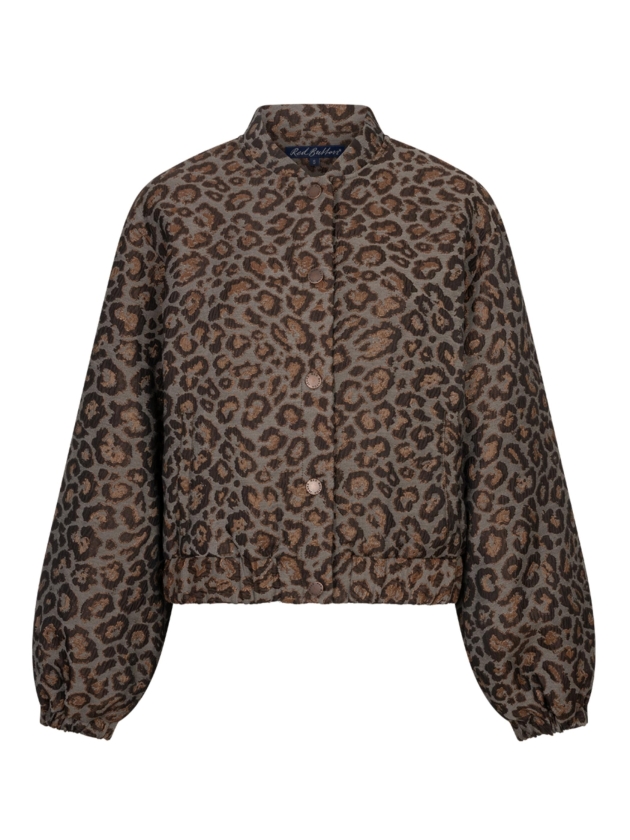 Red Button Bomber jacquard lurex 740 Grey brown