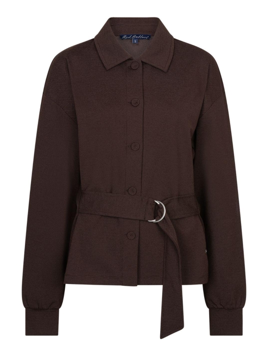 Red Button Blouse jacket fancy punta 59 Espresso
