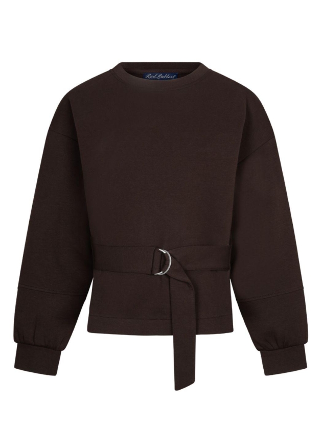 Red Button Shakira top & belt scuba 59 Espresso