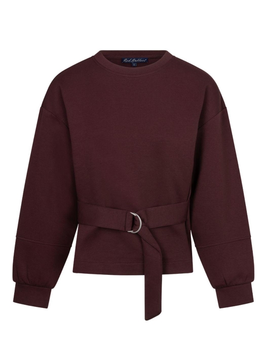 Red Button Shakira top & belt scuba 344 Burgundy