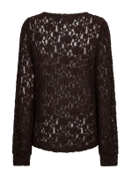 Red Button Top lace 59 Espresso