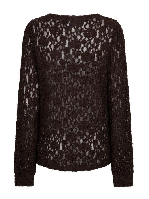 Red Button Top lace 59 Espresso