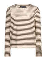 Red Button Terry stripe 804 creme/praline