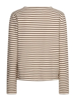 Red Button Terry stripe 804 creme/praline