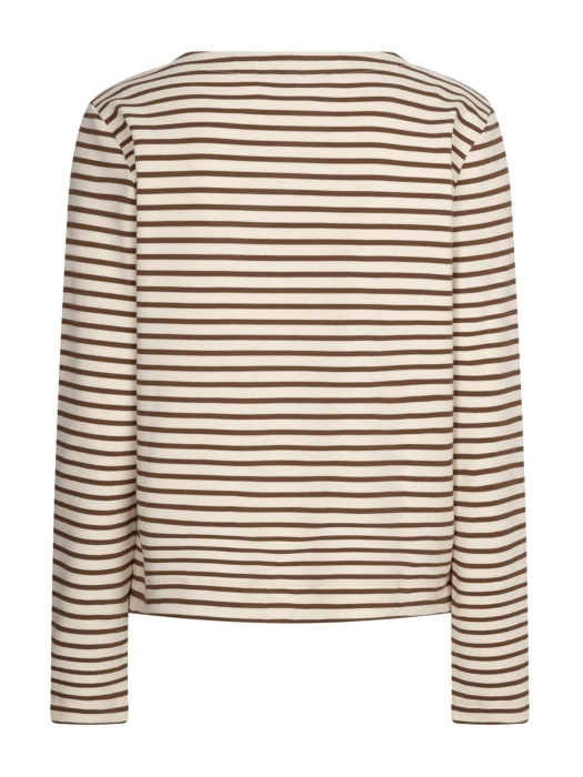 Red Button Terry stripe 804 creme/praline