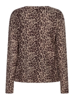 Red Button Sweet animal print 344 Burgundy