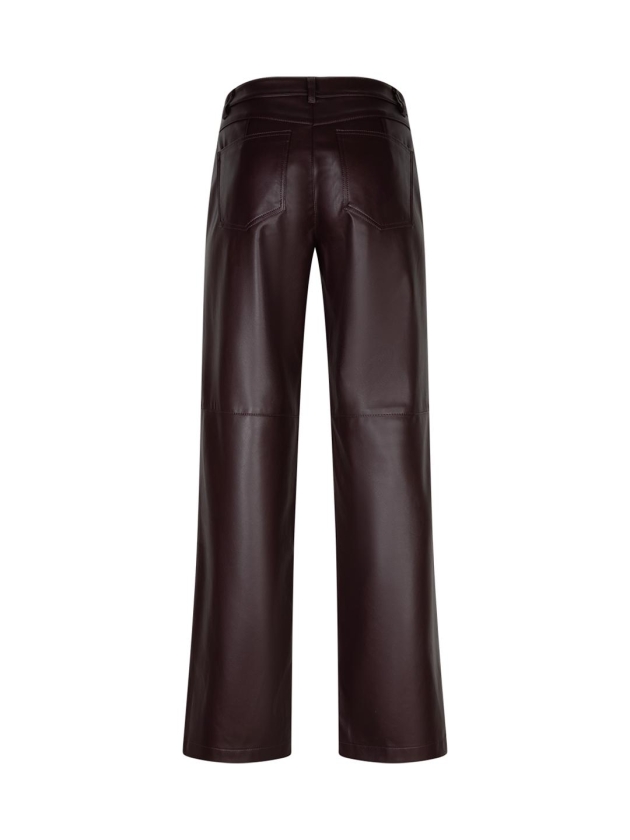 Red Button Colette faux leather L33 344 Burgundy