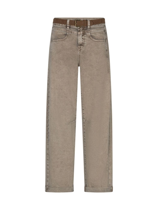 Red Button Korine & belt washed twill colors 418 Truffle