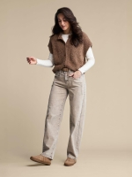 Red Button Korine & belt washed twill colors 418 Truffle