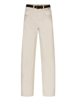 Red Button Korine & belt washed twill ecru 71 Ecru