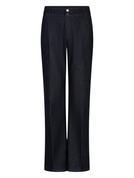 Red Button Bibette herringbone 158 Dark blue