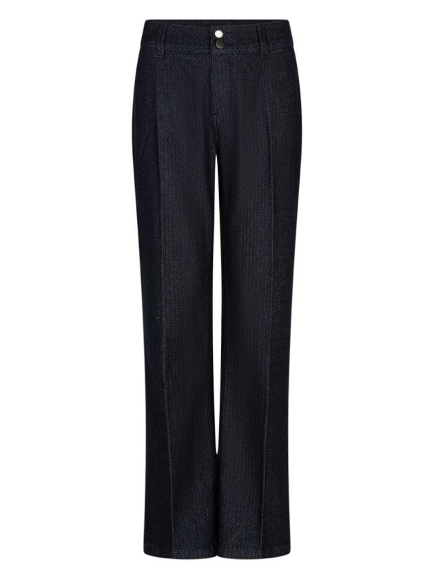 Red Button Bibette herringbone 158 Dark blue
