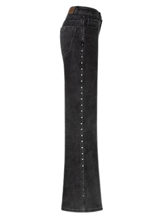 Red Button Brielle & studs black used 1 Black