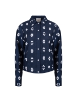 NUKUS Newport Blouse 70 navy