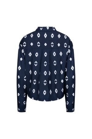 NUKUS Newport Blouse 70 navy