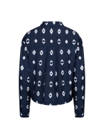 NUKUS Newport Blouse 70 navy