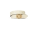 Josh V PERRI belt 614 creme white black