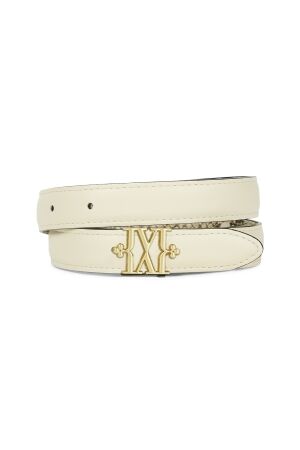 Josh V DORISSA snake print belt 626 snake creme white