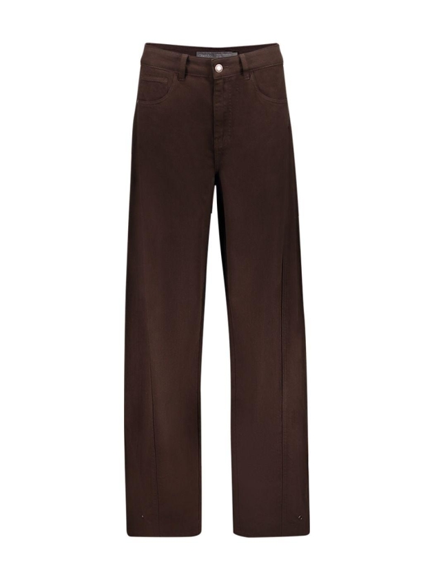 Geisha Jeans balloon + snaps 000775 Brown