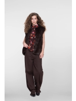 Geisha Jeans balloon + snaps 000775 Brown