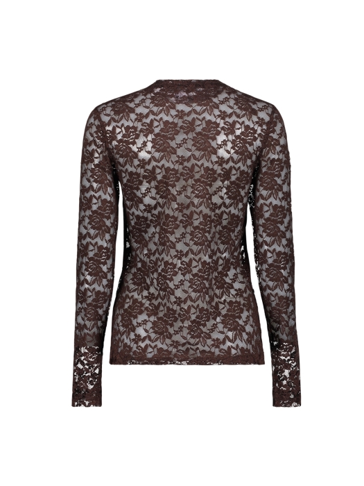 Geisha Top lace 000775 Brown