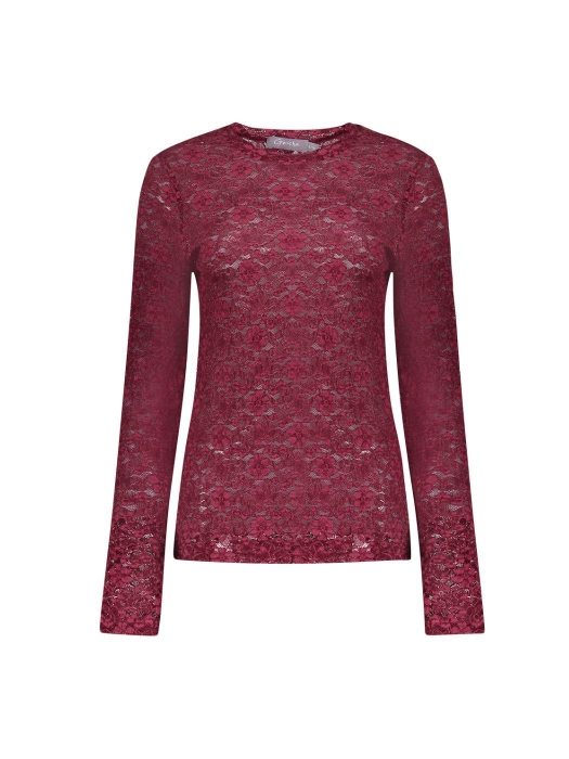 Geisha Top lace 000470 Bordeaux