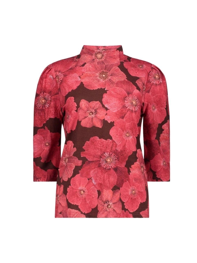 Geisha top 000775 Brown