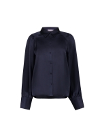 Geisha Blouse shiny 00675 Navy