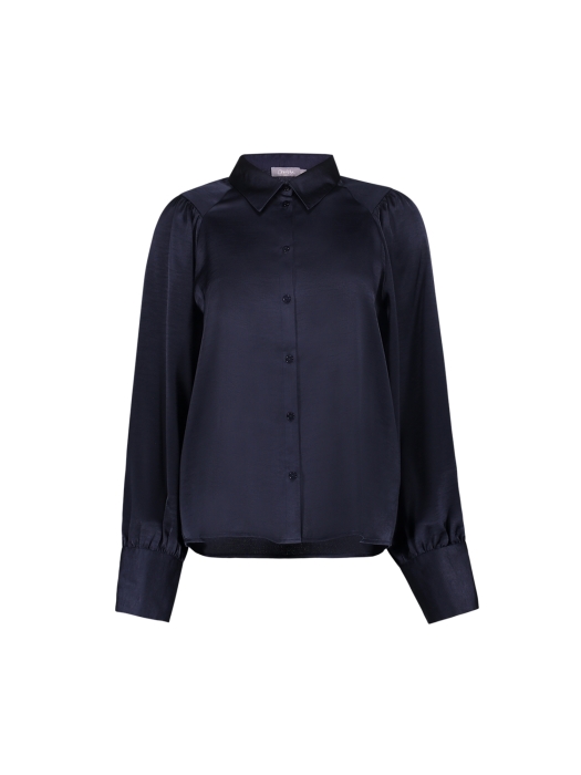 Geisha Blouse shiny 00675 Navy