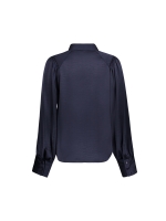 Geisha Blouse shiny 00675 Navy