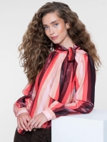 Geisha Blouse stripes 00420 Pink