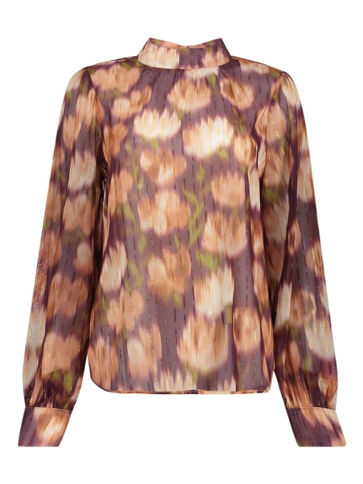 Geisha blouse 000430 Cassis