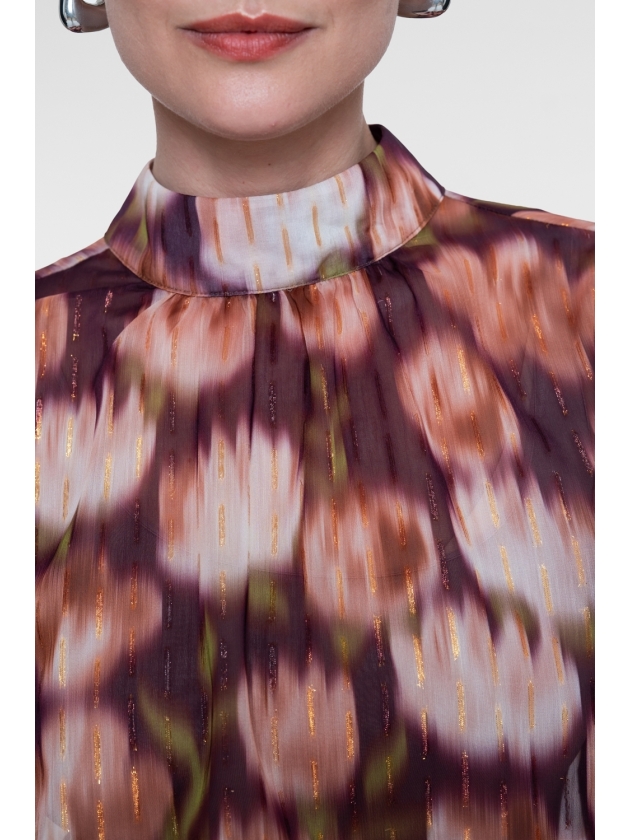 Geisha blouse 000430 Cassis