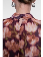 Geisha blouse 000430 Cassis