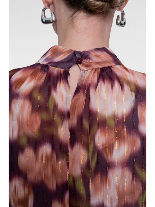 Geisha blouse 000430 Cassis