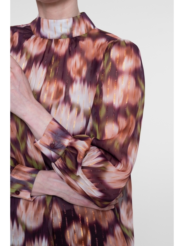 Geisha blouse 000430 Cassis
