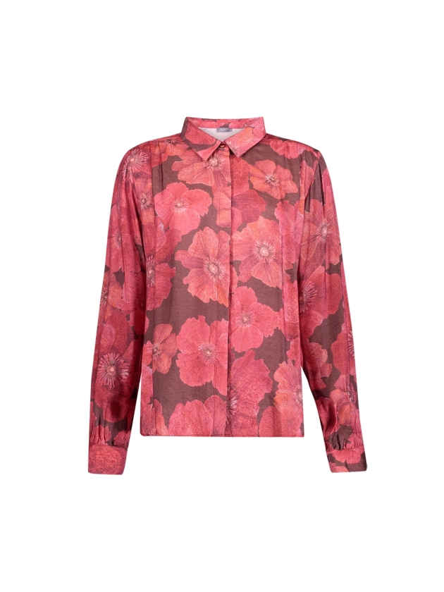 Geisha blouse 000775 Brown