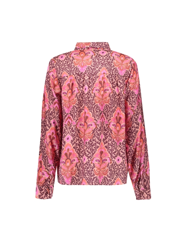 Geisha blouse 000470 Bordeaux