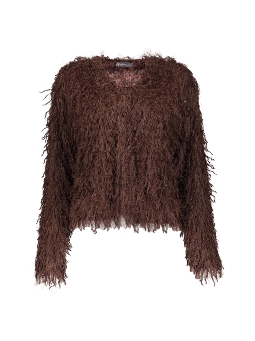 Geisha Vest Hairy 000775 Brown
