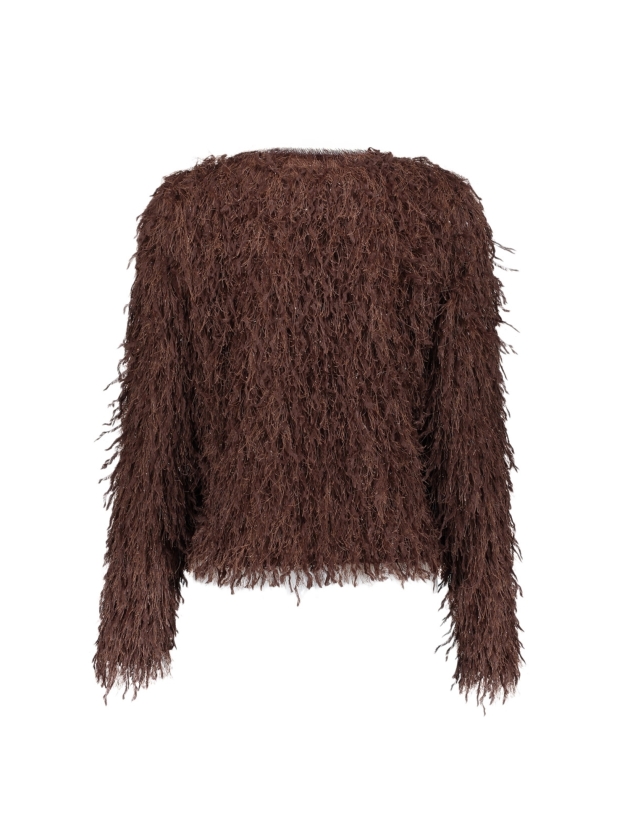 Geisha Vest Hairy 000775 Brown