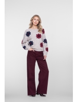Geisha Pullover flowers