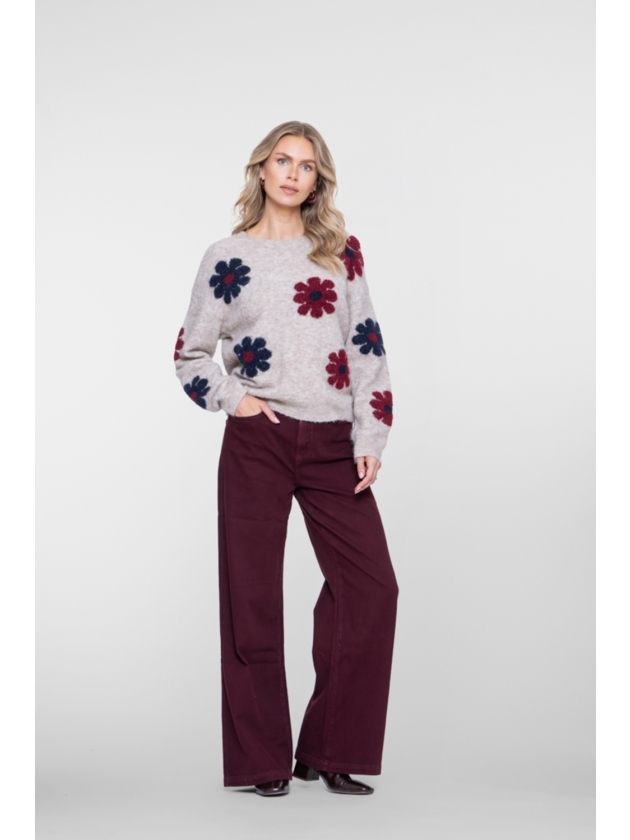 Geisha Pullover flowers