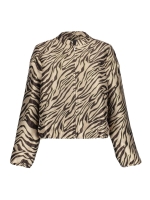Geisha Jacket jacquard zebra 000775 Brown