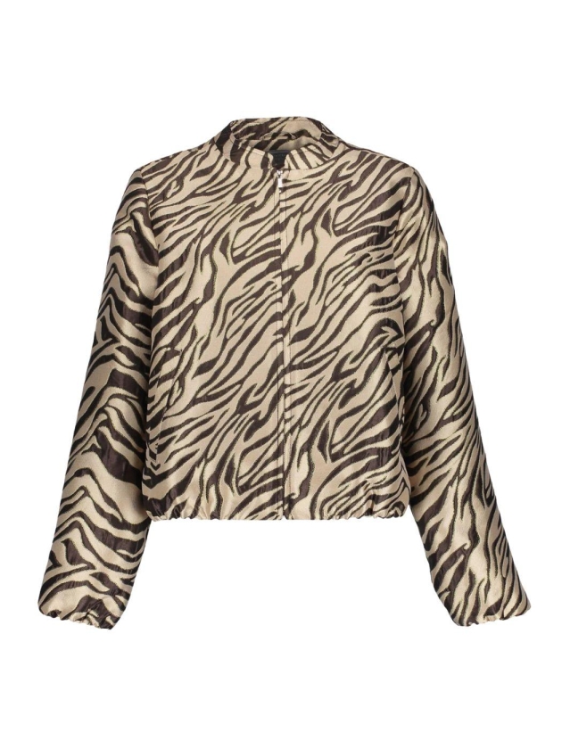 Geisha Jacket jacquard zebra 000775 Brown