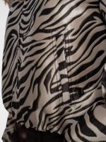 Geisha Jacket jacquard zebra 000775 Brown