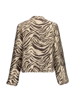 Geisha Jacket jacquard zebra 000775 Brown