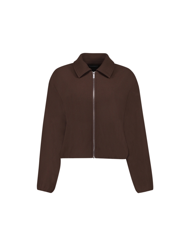 Geisha Bomber comfy collar 000775 Brown