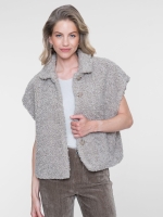 Geisha Gilet teddy 000720 Sand