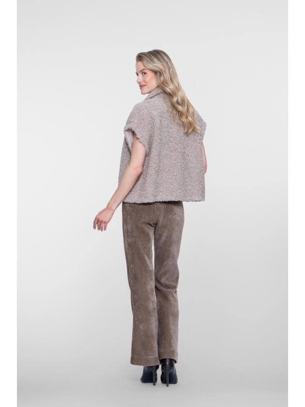 Geisha Gilet teddy 000720 Sand