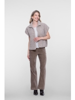 Geisha Gilet teddy 000720 Sand